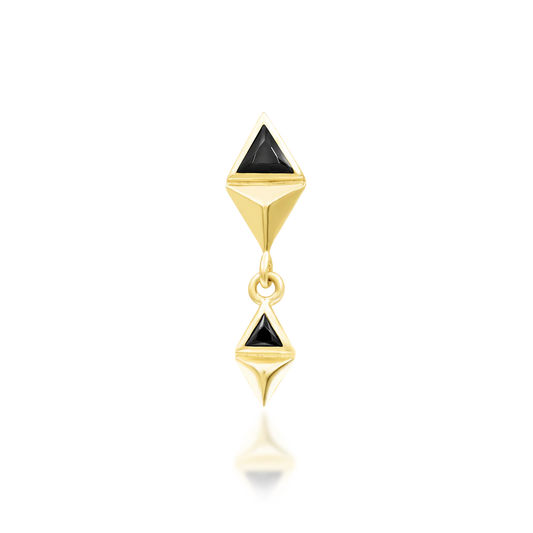 ANITHA + BLACK CZ - THREADLESS END *PRE-ORDER* Junipurr Jewelry