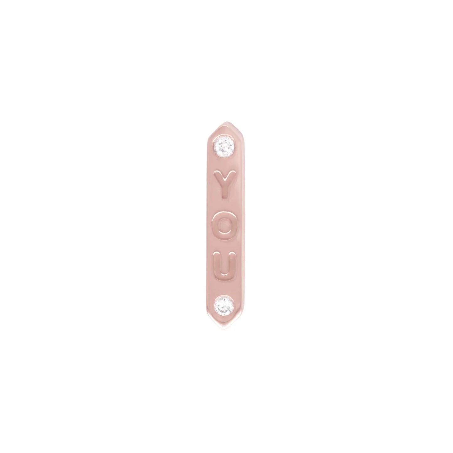 "YOU" + DIAMOND - THREADLESS END *PRE-ORDER* Buddha Jewelry