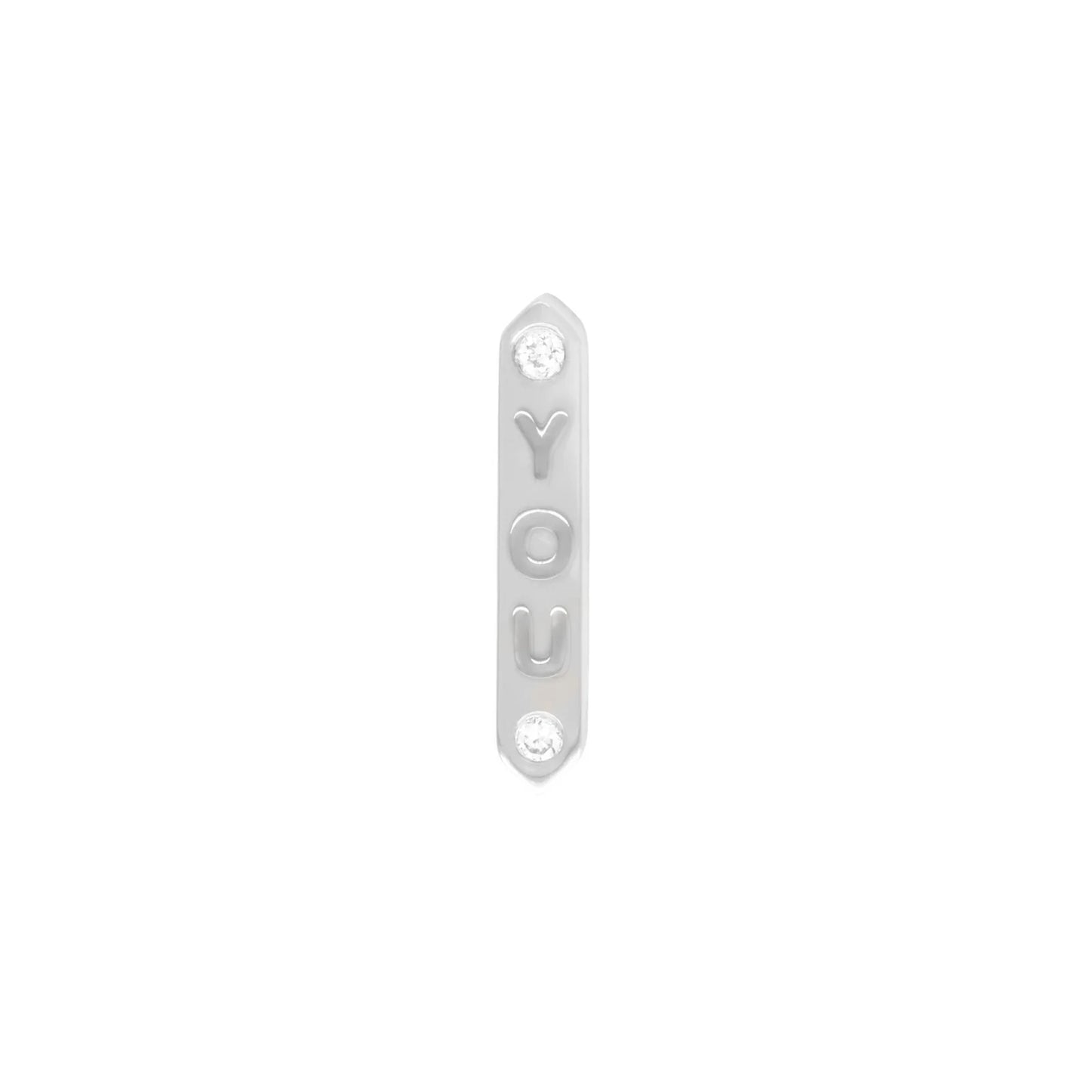 "YOU" + DIAMOND - THREADLESS END *PRE-ORDER* Buddha Jewelry